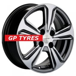 Khomen Wheels KHW1502 (Rio/Solaris) G-Silver-FP 6x15/4x100 D54.1 ET46  