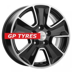 Khomen Wheels KHW1601 (ASX) Black-FP 6.5x16/5x114.3 D67.1 ET46  
