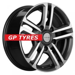 Khomen Wheels KHW1602 (Niva 4x4) Gray-FP 6.5x16/5x139.7 D98.5 ET40  