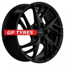 Khomen Wheels KHW1722 (Chery Tiggo 7pro/Exeed LX) Black 6.5x17/5x108 D60.1 ET33  