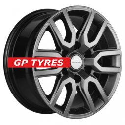 Khomen Wheels KHW1723 (Tank 300) Gray 8x17/6x139.7 D100.1 ET36  