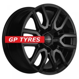 Khomen Wheels KHW1723 (Tank 300) Black 8x17/6x139.7 D100.1 ET36  