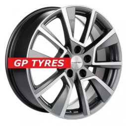 Khomen Wheels KHW1802 (OMODA C5) Gray-FP 7x18/5x108 D60.1 ET33  