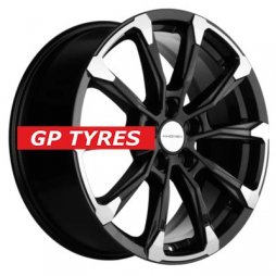 Khomen Wheels KHW1808 (Outlander) Black-FP 7.5x18/5x114.3 D67.1 ET38  