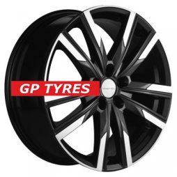 Khomen Wheels KHW1905 (GAC GS8) Black-FP 7.5x19/5x120 D59.5 ET41  