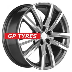 Khomen Wheels KHW1905 (Lexus NX) Gray-FP 7.5x19/5x114.3 D60.1 ET35  