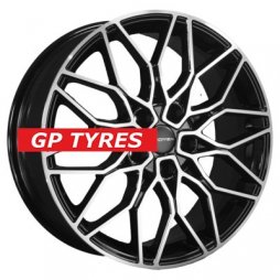 Khomen Wheels KHW1813 (Geely Monjaro/Tugella) Black-FP 7x18/5x108 D63.4 ET46  