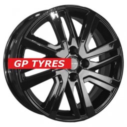 Khomen Wheels KHW1609 (Rio II/Solaris II) Black 6x16/4x100 D54.1 ET46  