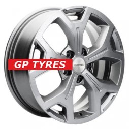 Khomen Wheels KHW1710 (Chery Tiggo/Tiggo 7 Pro) Gray 7x17/5x108 D60.1 ET33  
