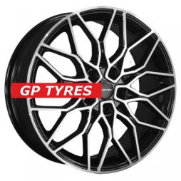 Khomen Wheels KHW1813 (Dongfeng AX7) Black-FP 7x18/5x108 D65.1 ET43  