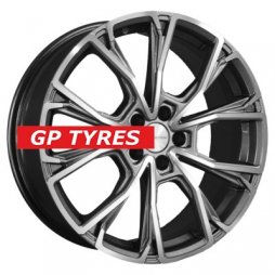 Khomen Wheels KHW1907 (Geely Monjaro/Tugella) Gray-FP 7.5x19/5x108 D63.4 ET46  