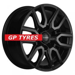 Khomen Wheels KHW1723 (Pajero) Black 8x17/6x139.7 D67.1 ET46  