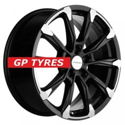 Khomen Wheels KHW1808 (Evolute i-Joy) Black-FP 7.5x18/5x110 D67.1 ET40  