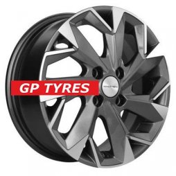 Khomen Wheels KHW1402 Gray-FP 5.5x14/4x100 D67.1 ET43  