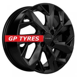 Khomen Wheels KHW1402 (Toyota Corolla) Black 5.5x14/4x100 D60.1 ET43  
