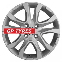 Khomen Wheels KHW1503 (Rio/Solaris) F-Silver 6x15/4x100 D54.1 ET46  
