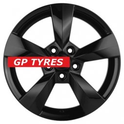 Khomen Wheels KHW1504 (Polo) Black 6x15/5x100 D57.1 ET40  