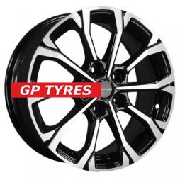 Khomen Wheels KHW1605 (Renault/Nissan) Black-FP 6.5x16/5x114.3 D66.1 ET50  