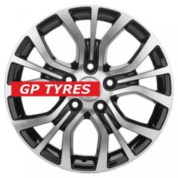 Khomen Wheels KHW1608 (Chery Tiggo 3/Tiggo 3 Pro) Black-FP 6.5x16/5x108 D60.1 ET45  