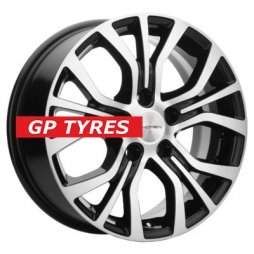 Khomen Wheels KHW1608 (Geely Coolray) Black-FP 6.5x16/5x114.3 D54.1 ET45  
