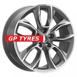 Premium Series КР001 (Qashqai) Diamond Gloss Graphite 7x18/5x114.3 D66.1 ET40  