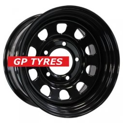 ZEPP 4х4 Dodge Ram 2500/3500, Hummer H1/H2 Semicircle Gloss Black 9x17/5x165.1 D121 ET0  