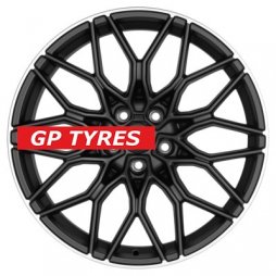 Khomen Wheels KHW1902 (Outlander) Black matt MR 8.5x19/5x114.3 D67.1 ET30  