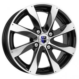 КиК Джемини алмаз_черный 6x15/4x100 D60.1 ET48  