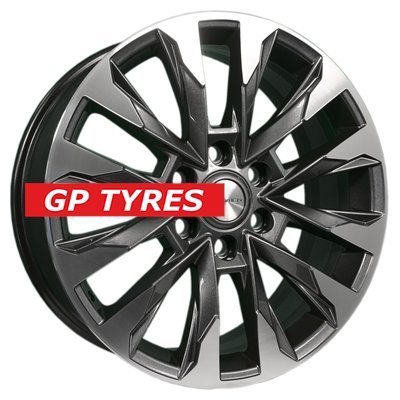Khomen Wheels KHW2010 (LC 300) Gray-FP 8x20/6x139.7 D95.1 ET60  