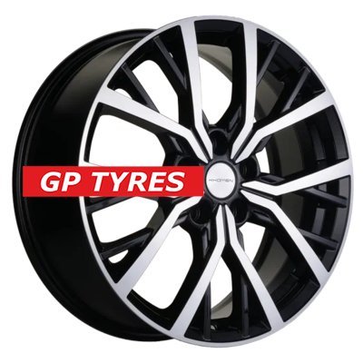 Khomen Wheels KHW1806 (Changan/Geely/Lexus/Suzuki/Toyota) Black-FP 7x18/5x114.3 D60.1 ET45  