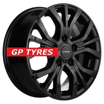 Khomen Wheels KHW1608 (Opel Zafira) Black 6.5x16/5x110 D65.1 ET43  