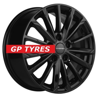 Khomen Wheels KHW1611 (Seltos/Soul) Black 6.5x16/5x114.3 D67.1 ET44  