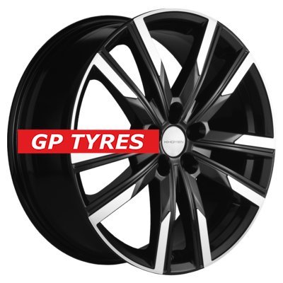Khomen Wheels KHW1905 (Geely Atlas/Atlas Pro) Black-FP 7.5x19/5x114.3 D60.1 ET45  