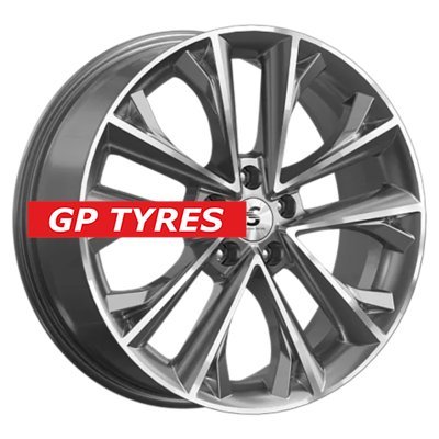Premium Series КР012 (Jolion) Diamond Gloss Graphite 7x18/5x114.3 D66.6 ET37  