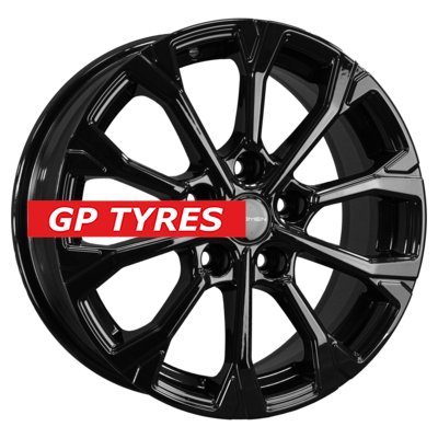 Khomen Wheels KHW1605 (Qashqai/Tiida) Black 6.5x16/5x114.3 D66.1 ET40  