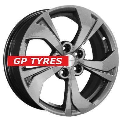 Khomen Wheels KHW1724 (FAW Besturn X80) Gray 7x17/5x114.3 D67.1 ET45  